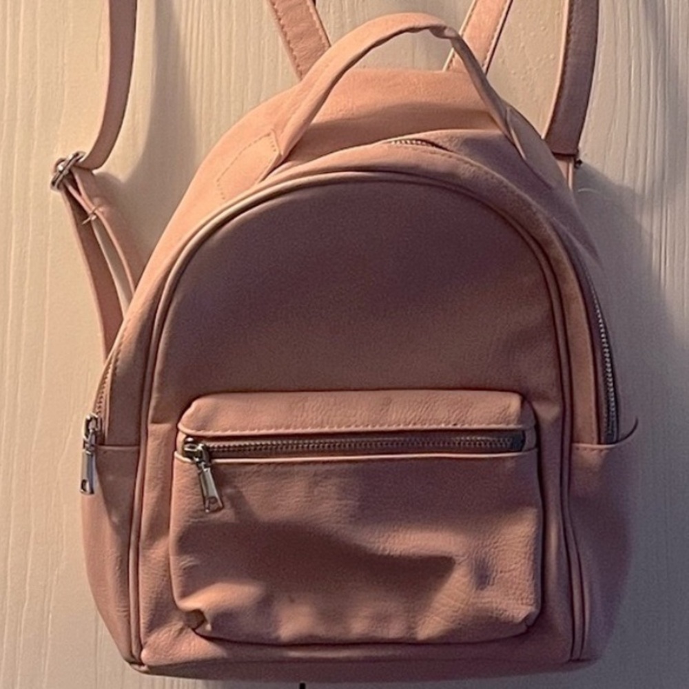 Divided Blush Pink Purse/Backpack